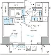 パークアクシス五反田スカイタワー 2002 間取り図
