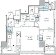 パークアクシス五反田スカイタワー 2101 間取り図