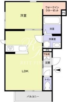 Chaleureux表参道 202 間取り図
