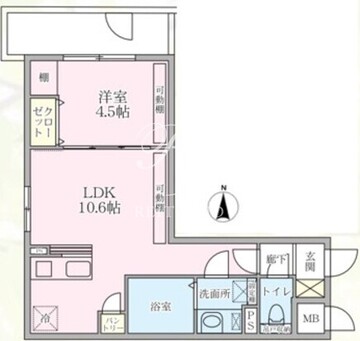 ラヴィエール大島＆ｍｅｗ 101 間取り図