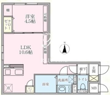 ラヴィエール大島＆ｍｅｗ 301 間取り図