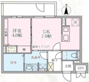 ラヴィエール大島＆ｍｅｗ 102 間取り図