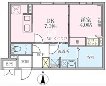 ラヴィエール大島＆ｍｅｗ 303 間取り図
