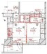 グランカーサ新宿御苑 606 間取り図