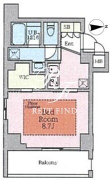 ヴィスタコート幡ヶ谷 306 間取り図