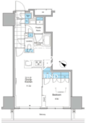 ルフォンプログレ北新宿 703 間取り図