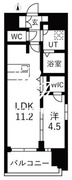 スプランディッド門前仲町 201 間取り図