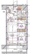 ブランシエスタ浅草蔵前 1101 間取り図