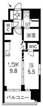 スプランディッド門前仲町 603 間取り図