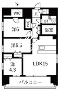 スプランディッド門前仲町 1303 間取り図