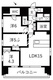 スプランディッド門前仲町 1303 間取り図