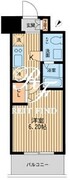 エコロジー潮見レジデンス 1308 間取り図