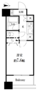 スペーシア秋葉原 402 間取り図