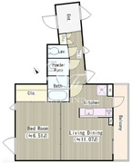 西馬込テラスコート 402 間取り図