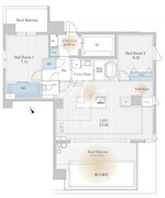 THE AKASAKA RESIDENCE S.O.A-the spirit of akasaka- 1001 間取り図