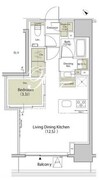 ザ・パークハビオ江古田 906 間取り図