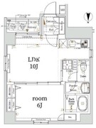 ログ銀座東 704 間取り図