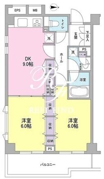リバーレ蒲田仲六郷 501 間取り図