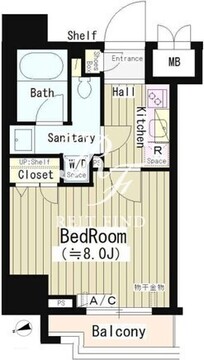 オークスクエア大森 302 間取り図