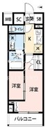 ジェノヴィア西新井 308 間取り図