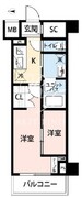 ジェノヴィア西新井 603 間取り図