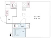 ザ・トリアス錦糸町 302 間取り図