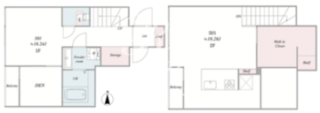 ザ・トリアス錦糸町 501 間取り図