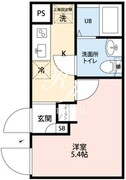 エーテラス赤羽 203 間取り図