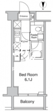 プラウドフラット蒲田2 310 間取り図