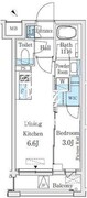 イプセ東高円寺 209 間取り図