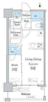 デュオフラッツ台東三ノ輪 603 間取り図