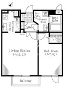 参宮橋マンション 207 間取り図