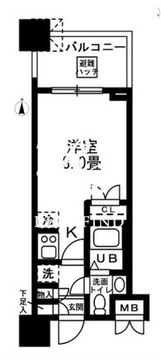 レジディア錦糸町 803 間取り図