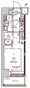 スプレスター大森山王 205 間取り図