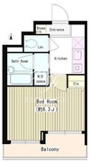 バンブー岩本町 302 間取り図