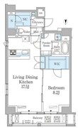 ジアクシス麹町 602 間取り図