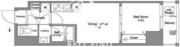 ダフィット錦糸町 1303 間取り図