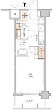 ヒューリック目白 714 間取り図