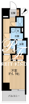 日本橋ファーストレジデンス 604 間取り図