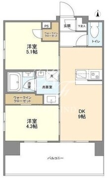 リテラス三ノ輪 901 間取り図