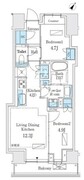 パークホームズ入谷 1402 間取り図