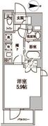 レジディア中延2 501 間取り図