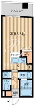 ミスズコート門前仲町 403 間取り図