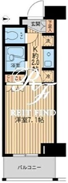 エコロジー東陽町プロセンチュリー 711 間取り図