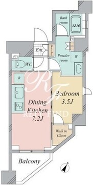 グランカーサ曳舟 308 間取り図