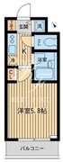 ザ・パーククロス市ヶ谷 307 間取り図