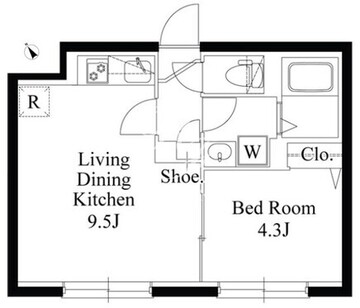 グランパセオ目黒2 102 間取り図