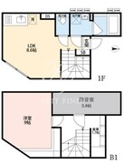 オークレスト下目黒 101 間取り図