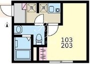 Forte Higashi-Koenji 103 間取り図