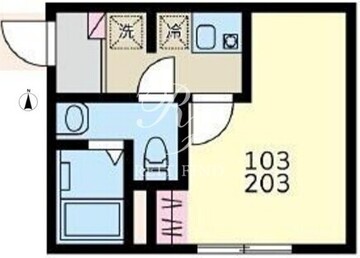 Forte Higashi-Koenji 103 間取り図